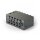 Lincoln Progressivverteiler SSVD 10-N - max. 1,8 cm³ pro Hub/Auslass - 20 bis 350 bar - Auslässe: 10 - Einlass: G1/8 - Auslass: M10x1 - Material schwarz-chromatierter Stahl - mit Kolbendetektor Kabel