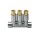 SKF MonoFlex Vorschmierverteiler 343 – Für Öl – Auslässe: 3 – 3 x 0,01-0,16 cm³ – Zinkdruckguss – Elastomer: NBR – 45 bar - Lötlose Rohrverschraubung