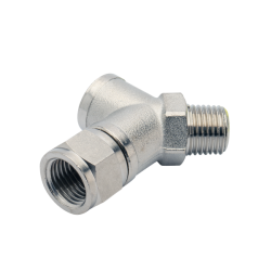 SKF Y-Anschlussstück LAPM 2 - G1/4"AG auf 2x G1/4"IG -  90° - für LAGD, TLSD und TLMR