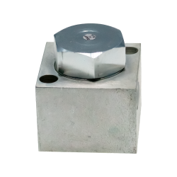 Lincoln Filterblock - R3/8" IG - 350 bar - Stahl verzinkt