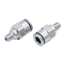 Lincoln Gerade Steckverschraubung - Ø 6 mm auf M6x1 - Messing - 350 bar