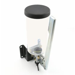 Handpumpe für Öl/Fett - max. 210 bar - 1 Liter Behälter - 1 ccm