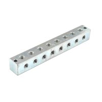 8er Nippelblock - M10 x 1 Gewinde - 194 mm lang -...