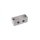 2er Nippelblock - M10 x 1 Gewinde - 60 mm - 2 Anschlüsse - Edelstahl V4A 1.4401