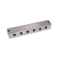 6er Nippelblock - M10 x 1 Gewinde - 150 mm - 6...