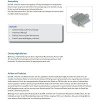 Delimon Progressivverteiler PVB06A01FAA00XV01 - 4 Auslässe - mit Rückschlagventil - ohne Bewegungsanzeige