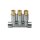 Delimon Kolbenverteiler 343 - für Öl und Fliessfett - 3 Auslässe - M8x1 Gewinde - 0.01 / 0.03 / 0.03 ccm pro Hub