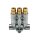 Delimon Kolbenverteiler 353 - für Öl und Fliessfett - 3 Auslässe - M8x1 Gewinde - 0.20 / 0.40 / 0.60 ccm pro Hub